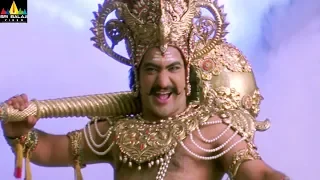 Jr NTR vs Mohan Babu Dialogue War | Yamadonga Movie Scenes | SS Rajamouli | Sri Balaji Video