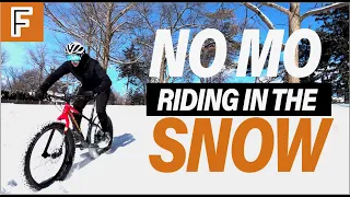 Why I quit snow fat biking