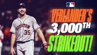 Justin Verlander's 3,000th K