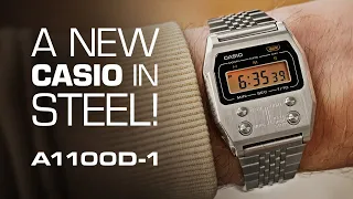 A strap-monster Casio in STEEL! The new A1100D - First look