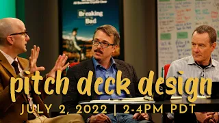 How to Design a Pitch Deck for your Movie or TV Pilot! (with Martyn Kyle)