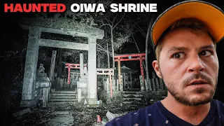 (VERY SCARY) HORRIFYING NIGHT ALONE at ABANDONED SHRINE IN HAUNTED JAPANESE FOREST | OIWA SHRINE