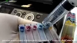 Инструкция по эксплуатации принтера Epson с СНПЧ