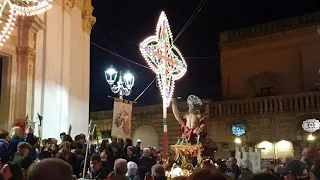 Uscita processione di Sant'Andrea Apostolo a Presicce (Le) 29 novembre 2019