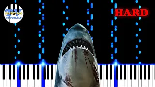 JAWS THEME | Full Orchestra Piano Tutorial - HARD