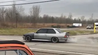 bmw e30 m3 . first time running in over 10 years