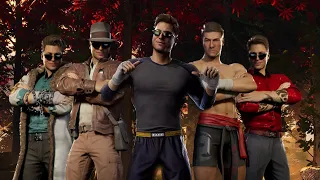 JOHNNY CAGE All Skins and Gear (Season 1) - Mortal Kombat 1