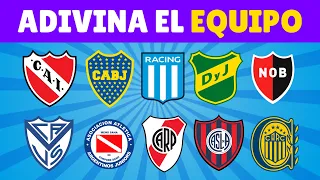 ADIVINA EL EQUIPO DEL FUTBOL ARGENTINO 2024 - Trivia de futbol