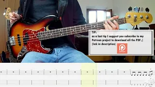 The Smashing Pumpkins - 1979 BASS COVER + PLAY ALONG TAB + SCORE