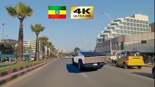 Drivind Downtown Addis Ababa 2024 , 🇪🇹  Ethiopia [4K]