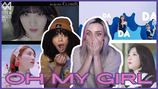 COUPLE REACTS TO OH MY GIRL (오마이걸) | Dolphin, Closer, Secret Garden, & The fifth season (SSFWL)