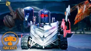 Бронебот, настоящие бои роботов в Олимпийском! Это стоит видеть!
