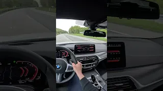 BMW G31 520d xDrive Touring on Autobahn 😴 #bmw #funny #shorts