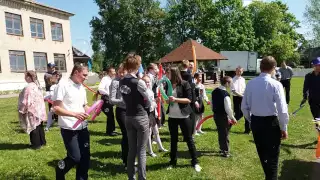 Шоу мыльных пузырей в Чеховщинской вспомогательной школе интернате