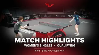 Yuan Wan vs Izabela Lupulesku | WS | Singapore Smash 2022 (Qual)