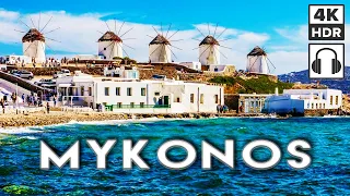 MYKONOS, GREECE 🇬🇷 2023 Summer Walk | Shopping Paradise of the Rich and Famous | 4K HDR Binaural