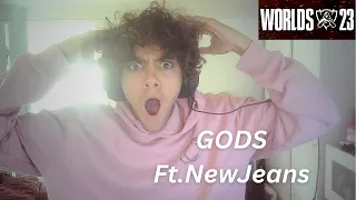 Neezy Reacts to "GODS" ft. NewJeans | Worlds 2023 Anthem