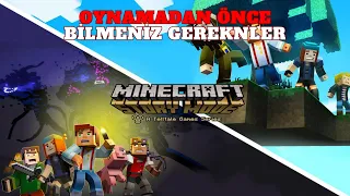 MİNECRAFT STORY MODE OYNAMADAN ÖNCE BİLMENİZ GEREKENLER NASIL İNDİRİLİR VE TÜRKÇE YAMA