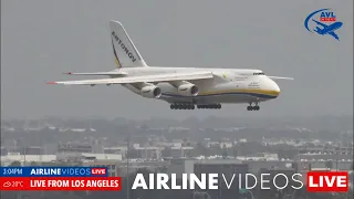 RARE Arrival: Antonov AN-124 Lands at LAX!