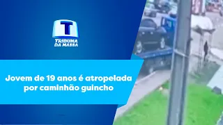 Jovem de 19 anos é atropelada por caminhão guincho - Tribuna da Massa (14/03/2023)