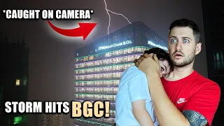 REAL Footage Of Thunderstorm Hitting BGC *This Is TERRIFYING!*