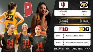 No. 14 Indiana vs No. 4 Iowa | Big Ten | 2.22.24