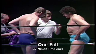 BILLY ROBINSON VS DORY FUNK JR, January 16, 1981 (Houston Wrestling)