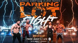 WWE 2K23 Blackpool Combat Club Vs. Best Friends | Parking Lot Fight | AEW Rampage 8/4/23