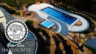 Hometown Hardscapes Episode 9 | Smoky Mountain Poolscape | Preston Hardscape Design