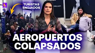 "Yo no tengo dónde quedarme": Pasajeros varados en aeropuertos de Cusco y Arequipa