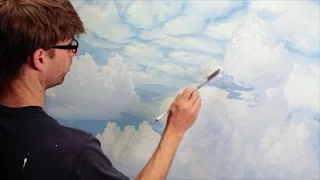 How To Paint Clouds - Mural Joe