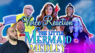 Voiceplay "Little Mermaid Medley" | Voice Teacher Reaction