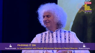 In Conversation with Pandit Shiv Kumar Sharma and Rahul Sharma | India Music Summit 2019