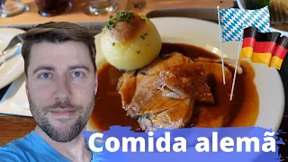 COMIDAS TÍPICAS do sul da ALEMANHA 🇩🇪 | Comida da Baviera