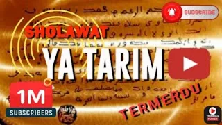 Sholawat Terbaru - YA TARIM  (Duhai Kota Tarim) Lirik Arab & Latin ( Cover )