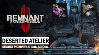 Deserted Atelier - Secret Pathway, Protector of the Grove Boss & Items [Remnant 2 DLC 2]