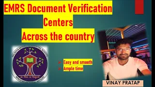 EMRS documents verification, emrs dv centers