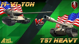 M-VI-Yoh vs T57 Heavy / WoT Blitz / quick comparison and gameplay