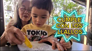 CELEBRANDO MI CUMPLEAÑOS CON LOS LLALLOS