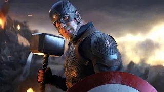 Captain America Lifts Mjolnir (Marvel vs Capcom 3 Cap theme) - Avengers Endgame