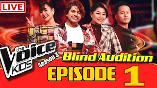 The Voice Kids Season -3-2024 || Blind Audition Epusode -01 | New Coach Melina Chhewang Pramod Milan