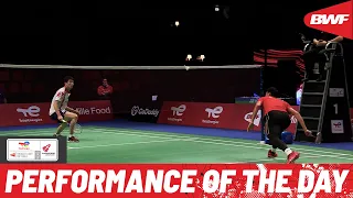 Thomas Cup Performance of the Day | Phenomenal rally between Jonatan Christie and Li Shi Feng