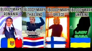 ((Bloody Mary)) VS Challenge Cover Tik Tok Viral  Romania Thailand Finland Ukraine #Music