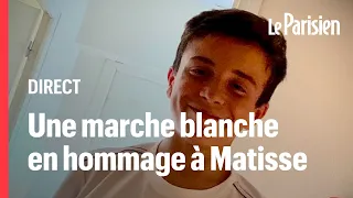 🔴 INTEGRALE - Marche blanche en hommage à Matisse, 15 ans, tué à coups de couteau à Châteauroux