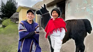 John Valverde VISITA a Joelito y su llama Benjamil