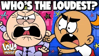 Baby Lily v. Carlitos | Who is Louder? 📢 | The Loud House & The Casagrandes