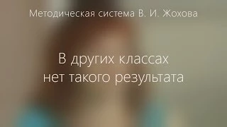 Родители о системе Жохова. В других классах нет такого результата.