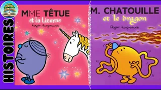 Madame Têtue et la licorne + Monsieur Chatouille et le dragon - histoire pour enfant