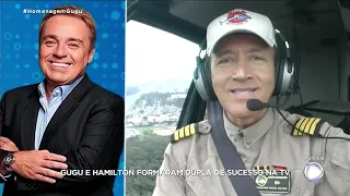 Comandante Hamilton se emociona ao falar de Gugu