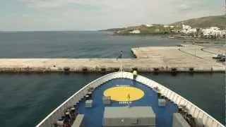 SUPERFERRY II MANEUVER TO TINOS PORT CPT TASOS TRESSOS